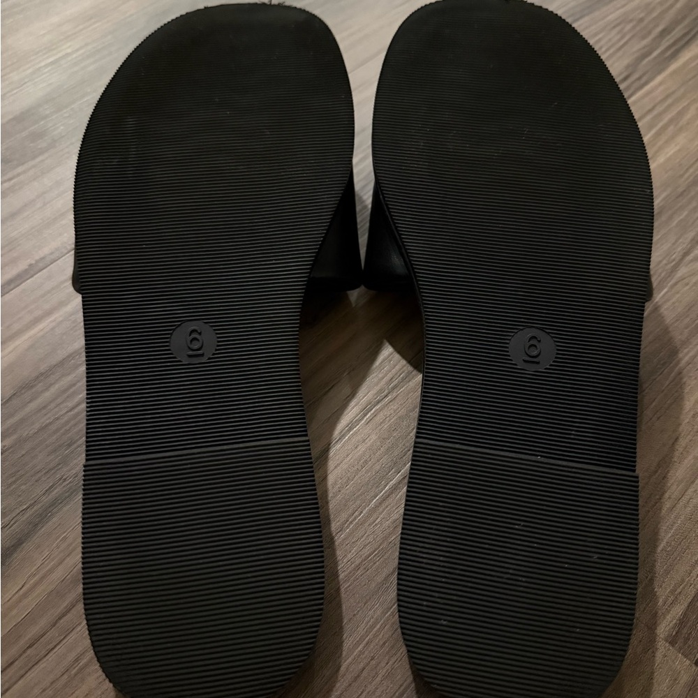 a new day Black Slide Sandals - Picture 4 of 5